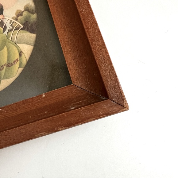 Vintage Victorian Regency Era Couple Framed Picture Artwork Bridgerton-S… - Picture 4 of 6